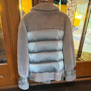 Great condition Nicole Benisti jacket real shearling fur